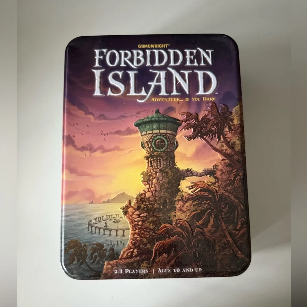 Forbidden Island Board Game – Gamewright – Complete in Tin Case - Picture 1 of 4